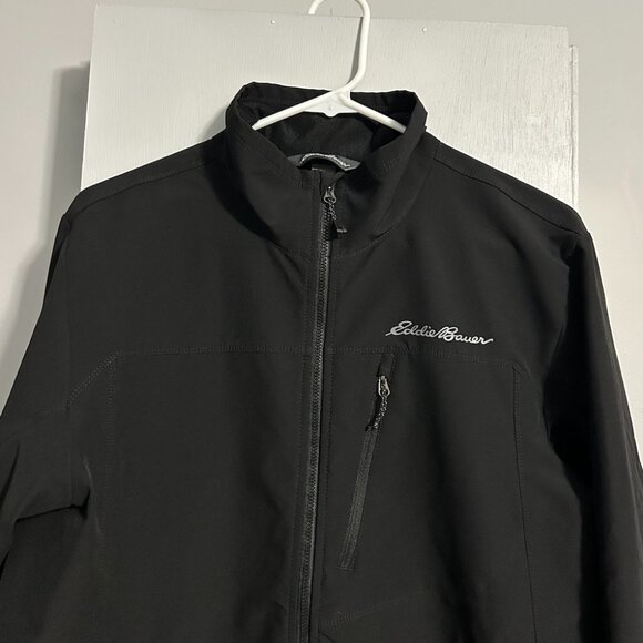 Eddie Bauer Black Men's Soft Shell Full Zip Jacket Size M - Picture 2 of 9